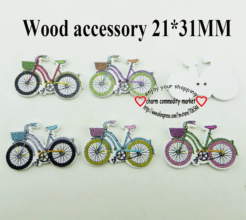 11 40 шт. петух DIY 2 отверстия узоры мультфильмы деревянные швейные пуговицы амулеты скрапбукинга лиса пуговицы WCF-360 - Цвет: 11