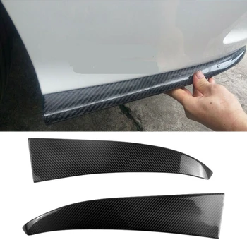 

for Mercedes Benz W205 C180 C200L C260L C43 C63 2015-2017 Carbon Fiber Rear Bumper Splitters Spoiler Canard Fins Trim