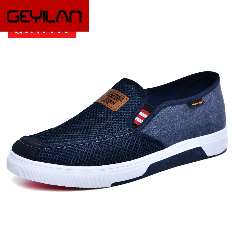

Summer Men's Casual Shoes Cowboy Canvas Slip On Loafers Shoes Men Cheap Sale Male Fashion Sneakers Footwear