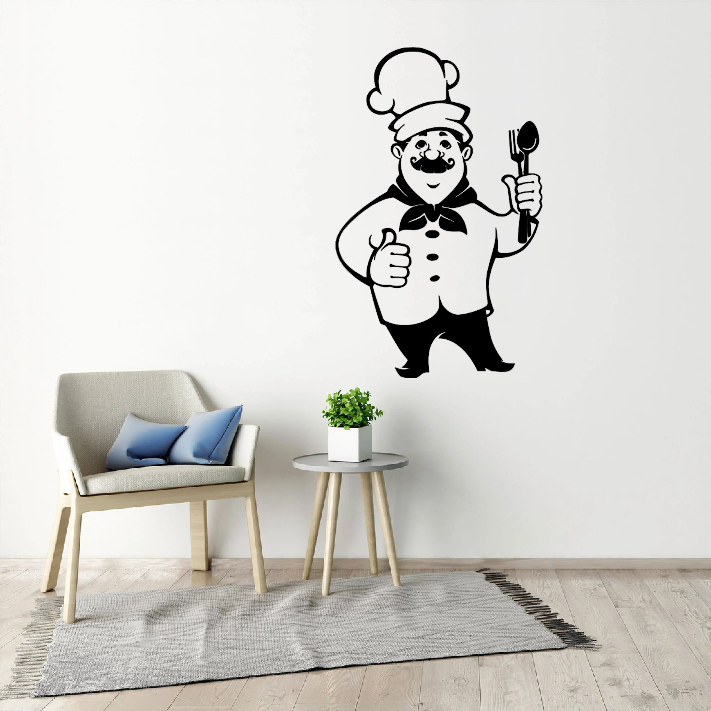 Водостойкая виниловая настенная наклейка Chief Cook cx2160 для кухни столовой дома