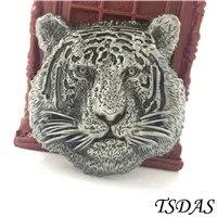 1 Супер крутой 3D стильный резной металлический ремень с головой тигра для мальчиков, пряжка для ремня 4 см, ковбойский ремень с пряжкой, подарки на день рождения - Цвет: 1
