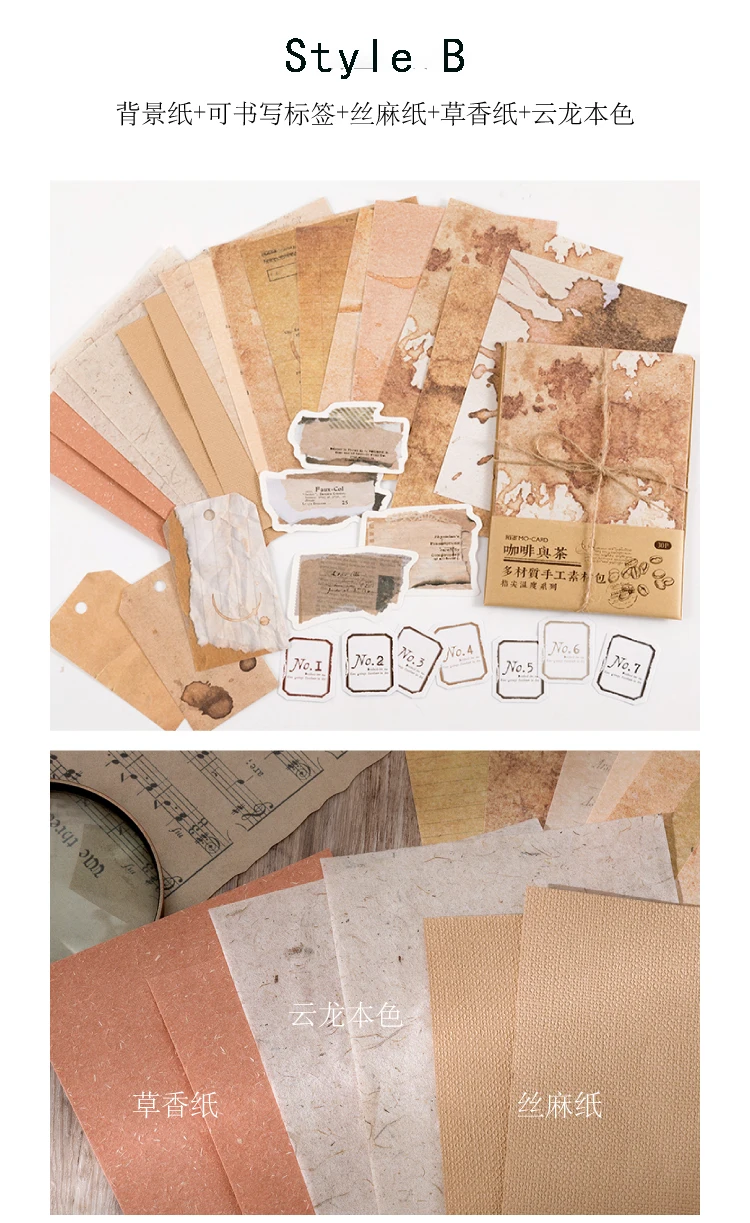 Mr.paper 30 Pcs/bag 4 Designs Vintage Style Paper Tip Temperature Series Creative Stationery Hand Account DIY Material Package Mr.paper 30 Pcs/bag 4 Designs Vintage Style Paper Tip Temperature Series Creative Stationery Hand Account DIY Material Package