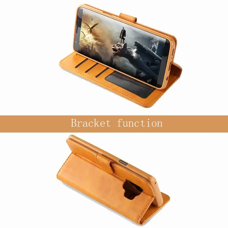 For samsung galaxy S9 S9Plus Luxury PU Wallet Leather phone cover For samsung galaxy S9 Plus TPU All inclusive phone case phone case leather phone case leather wallet case leather case