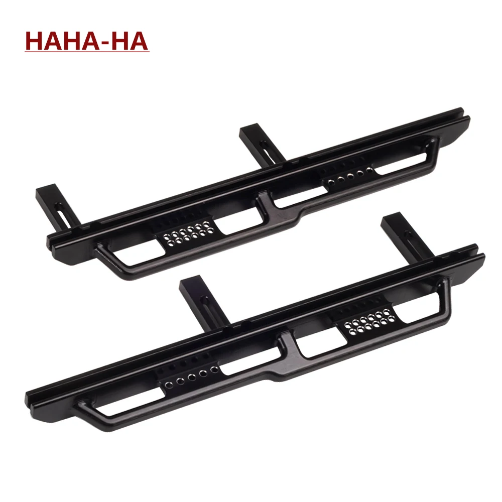 CNC Aluminum Side Step Board Rock Sliders Rails Pedal for 1/6 RC