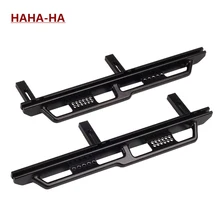 

CNC Aluminum Side Step Board Rock Sliders Rails Pedal for 1/6 RC Crawler Car Axial SCX6 Jeep JLU 4WD Wrangler Upgrade Parts