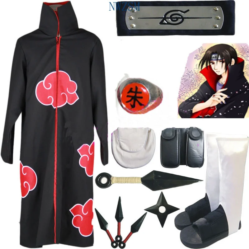 Распродажа! Женский костюм для косплея Наруто костум Учиха Саске каминная