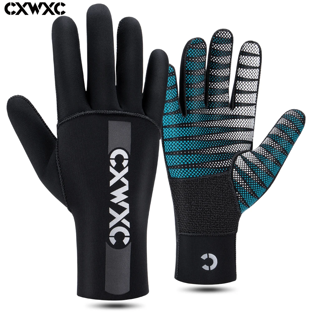 CXWXC guantes de neopreno de invierno para ciclismo, protectores de manos  de dedo completo Unisex, térmicos y flexibles, 3mm|Guantes de ciclismo| -  AliExpress