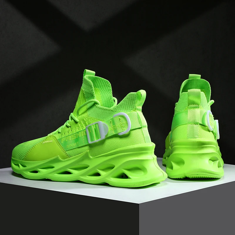 

High Top Sport Shoes for Men Running Shoes Sock Sneakers Comfortable Breathable turnschuhe damen zapatillas deportivas Plus Size