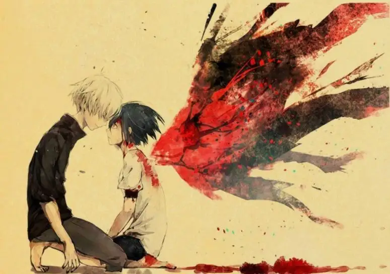 

5D DIY Diamond Painting Japanese Anime "Tokyo Ghoul" Art Painting Bar Decoration Home Decoration Modern Style Gift