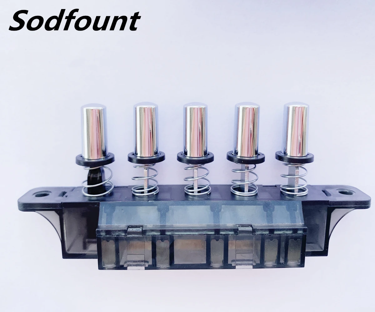 

MQ165 5 Keys Switch 250VAC 4A for Kitchen/Range/cooker Hood Part 5 Buttons Piano Type Keyboard Switch