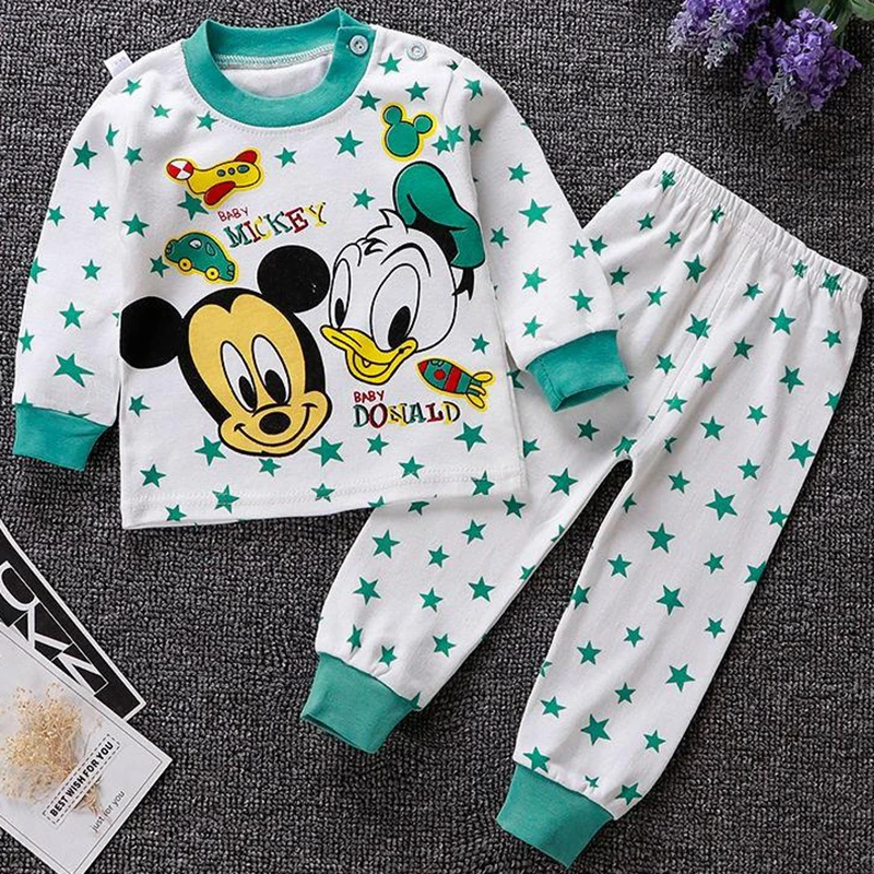 baby clothes in sets	 Baby Clothing Baby's Sets Newborn Baby Boys Girls Cartoon Duck Clothes 2PCS Baby Pajamas Unisex Kids Clothing Sets 0-24M baby dress set for girl