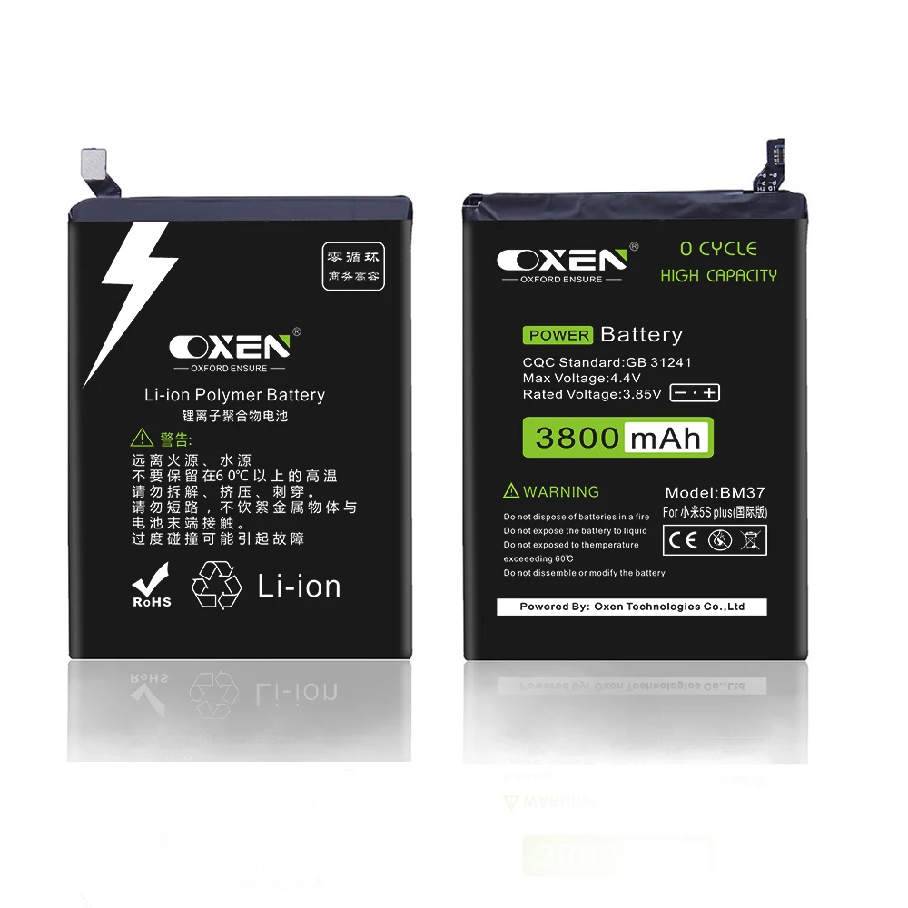 OXEN BM37 аккумулятор 3800 мАч для Xiao mi 5S mi 5S Plus, аккумуляторы для телефонов, литиевая батарея большой емкости, бесплатные инструменты