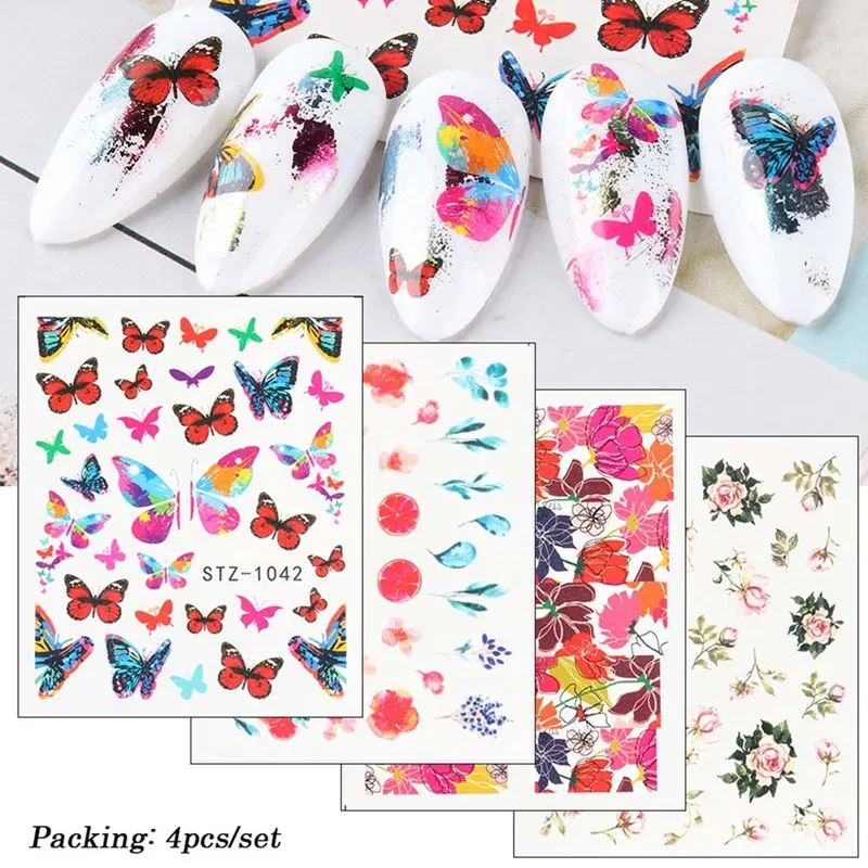 

Nail Stickers European And American Hot Style Net Red Street Art Roman Word Tongue Pattern Nail Stickers Nail