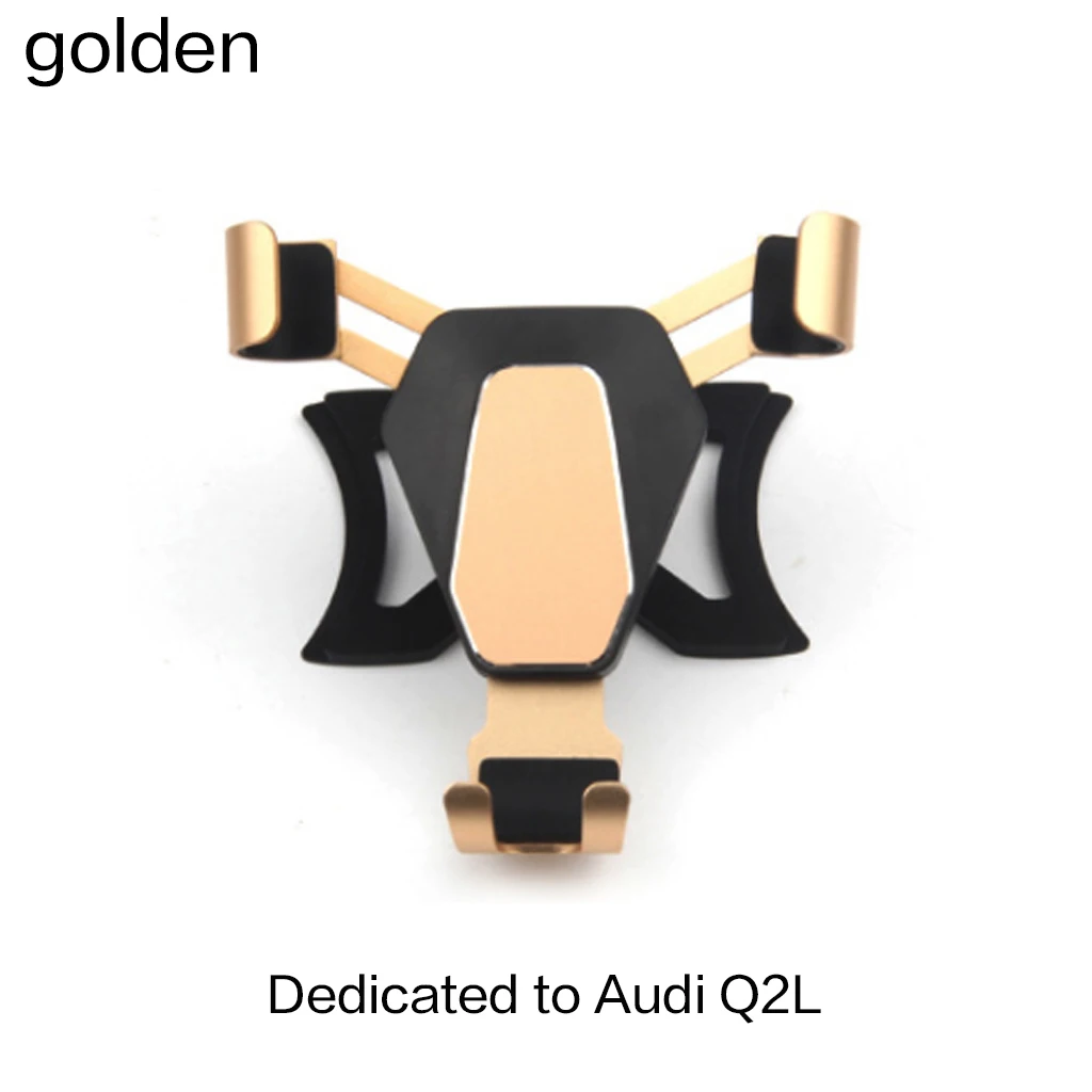golden Автомобильный держатель для телефона с поворотом на 360 градусов, держатель для зарядки, подставка для мобильного телефона iPhone Xiaomi - Цвет: golden