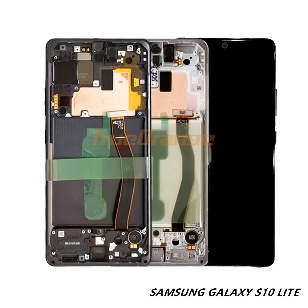 ЖК-дисплей Super AMOLED для Samsung S10 lite с сенсорным экраном и дигитайзером в сборе
