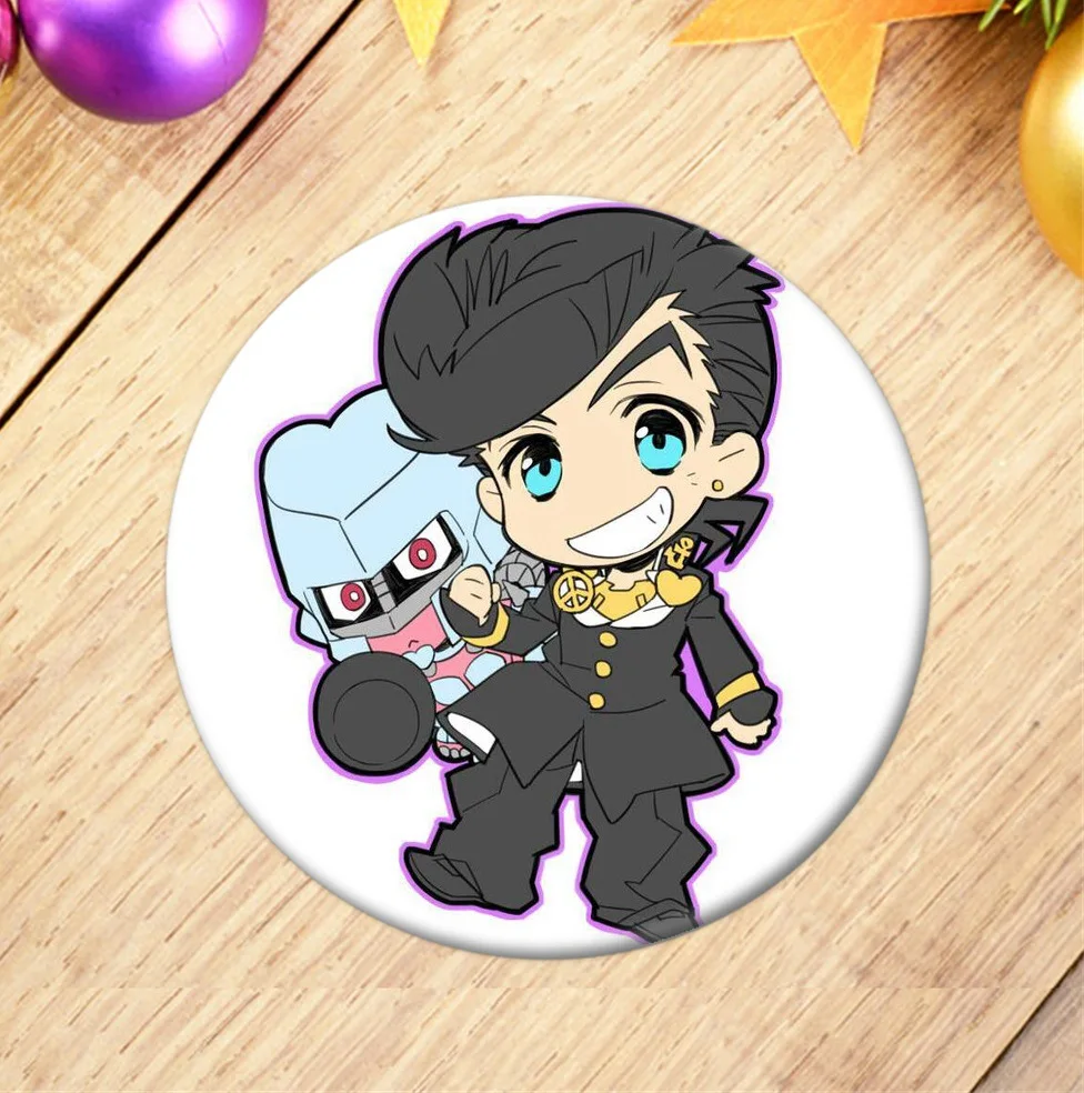 ; аниме «Jojo невероятное приключение значок косплея брошка мультфильм шпильки ювелирной коллекции Выпускной подарок рюкзаки кнопки для одежды - Окраска металла: 9