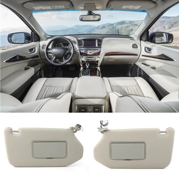 

1Pair Car Sunshade Shield Auto Sun Visor For Nissan Pathfinder 2013-2018 & For Infiniti QX60 2014 2015 2016 2017 & JX35 2013