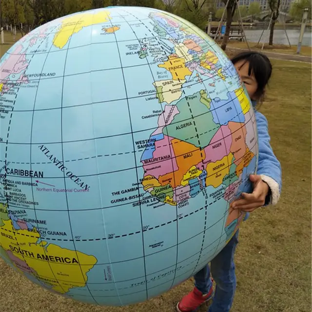 Jumbo Inflatable Globe 90CM Early Educational Inflatable Earth World Geography 1