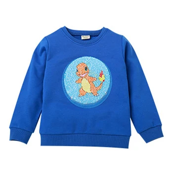 

kids wear spring autumn coat sweatshirt boy girl clothes cotton cartoon animal comic sequin decals 2019 quality child clothing