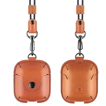 

Soft leather Case For Apple AirPods Case Headphone Adapter Cover for airpods 2 1 case Wireless Bluetooth For Air Pods Case