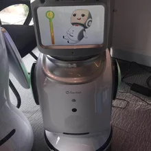 Умный коммерческий или домашний робот безопасности Может программировать голосовой видео чат мониторинг сопутствующий робот