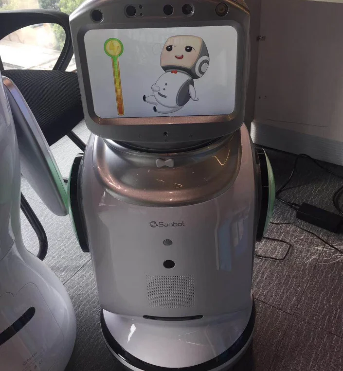  Smart commercial or house security robot can program dialogue voice video chat monitoring accompany - 4000158307447