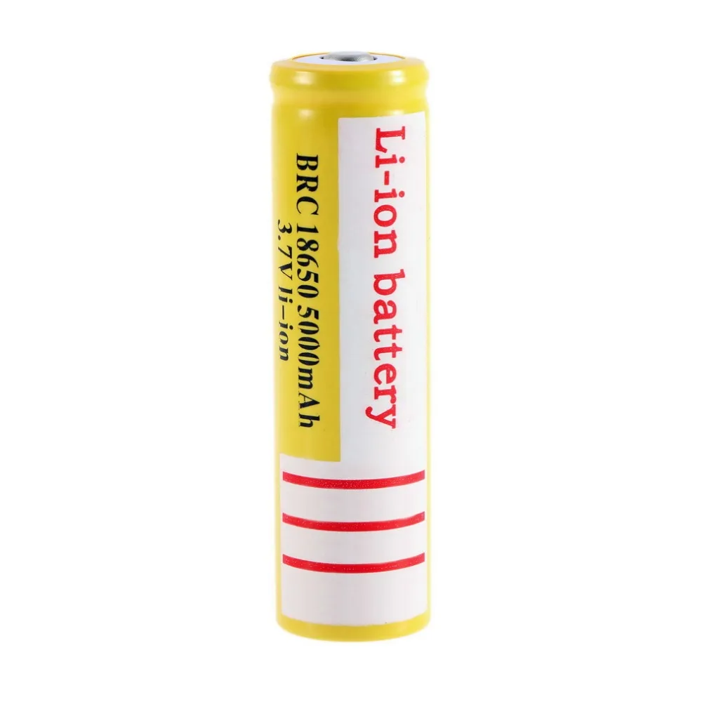 1pcs 18650 Li-ion Capacity 3.7V Rechargeable Battery for LED Torch Flashlights New Torch Batteries 2000mah