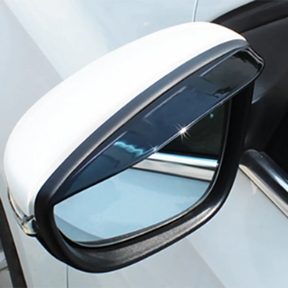 

Rear View Mirror Sticker Rain Visior Reflective Mirror Rain Shield Cover for Hyundai IX25 IX35 I30 MISTRA TUCSON hxh