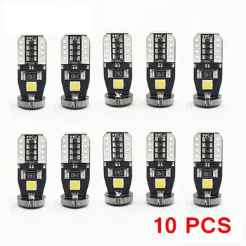 

T10 LED White 3SMD 5050 Led Car Light W5w 194 168 CANBUS Error Bulbs 12V Wedge Lamp Turn Signal Light