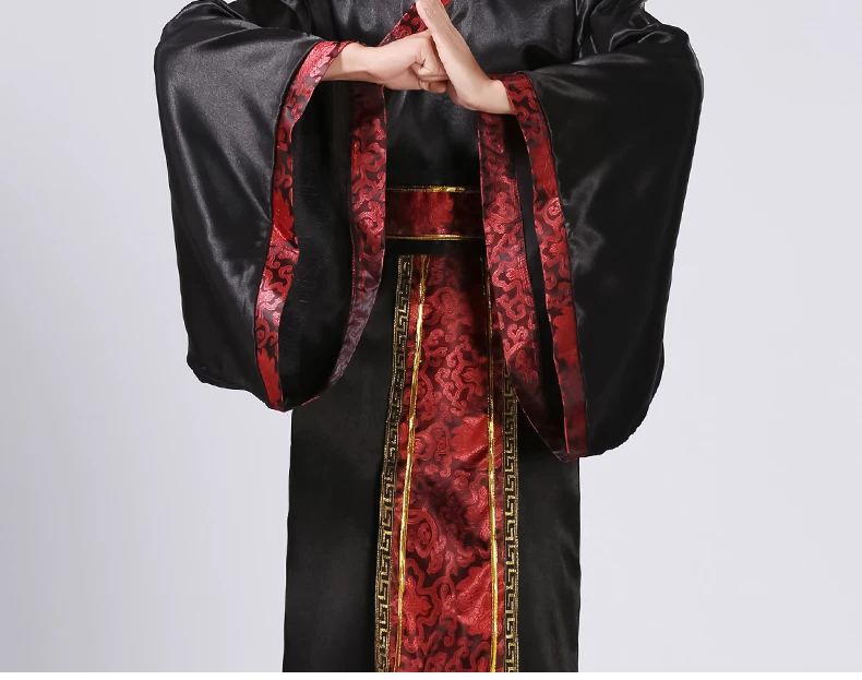 Древний Традиционный китайский народный танцевальный костюм костюмы Длинное платье ханьфу танец льва китайская одежда для женщин и мужчин