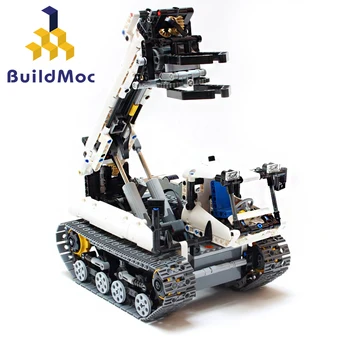 

BuildMOC Excavation Dual use Machine New Telehandler MOC 4704 Crawler Grabber Turbo Construction Truck Vehicles