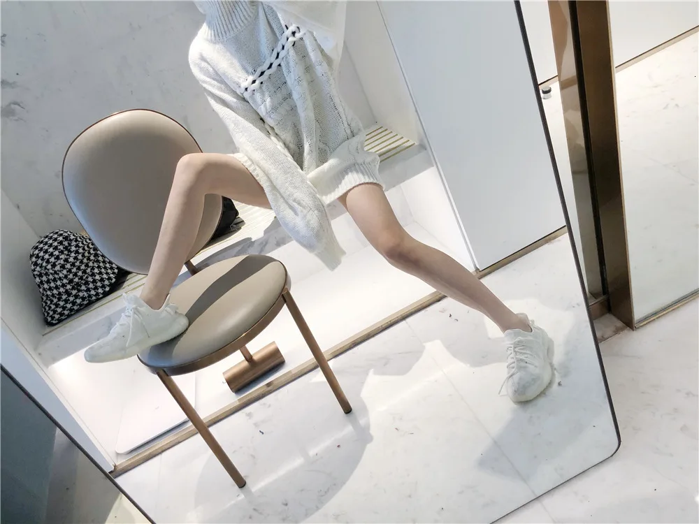 SuperAen, модные женские пуловеры, свитера, одноцветные, дикие, повседневные, для девушек, Свитера с высоким воротом, зимние, новинка, женская одежда