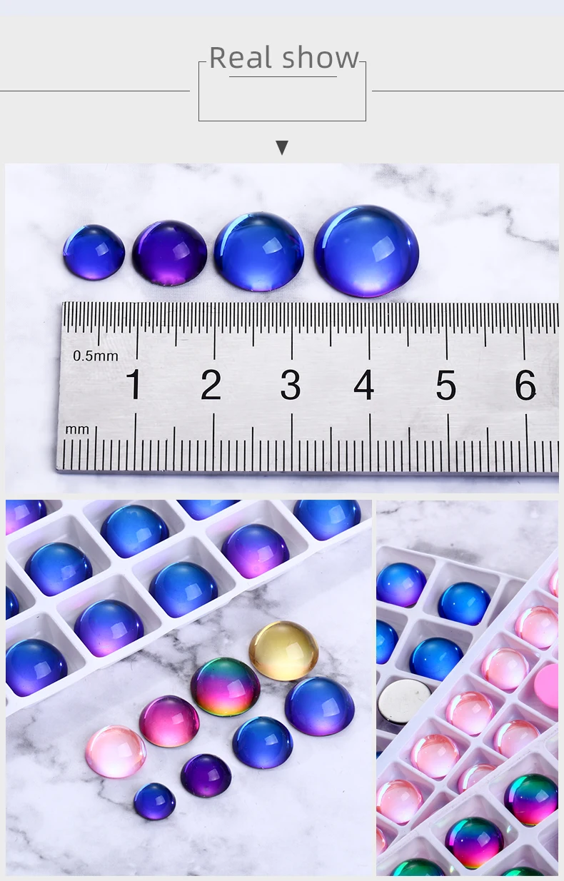 10mm/12mm 10pcs Round Rhinestone Best Glass Crystal AB Sew On Stones Spacer buttons for Garment Jewelry Top Quality Crystal