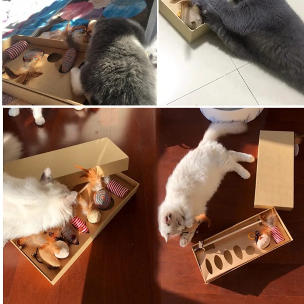 7 шт./компл. Мышь cat tease Стик перо+ агавы волокна/бархат+ деревянный стержень кошка игрушка интерактивная игрушка для кошек кошка игрушка С Кошачьей Мятой рыбы
