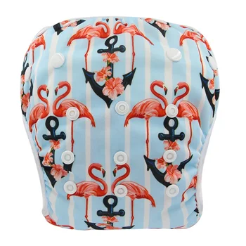 

Swimming Diaper Cover 2020 New Baby Infant Swim Cloth Nappies Unicorn Animals Print Waterproof Reusable Newborn Baby Diaper