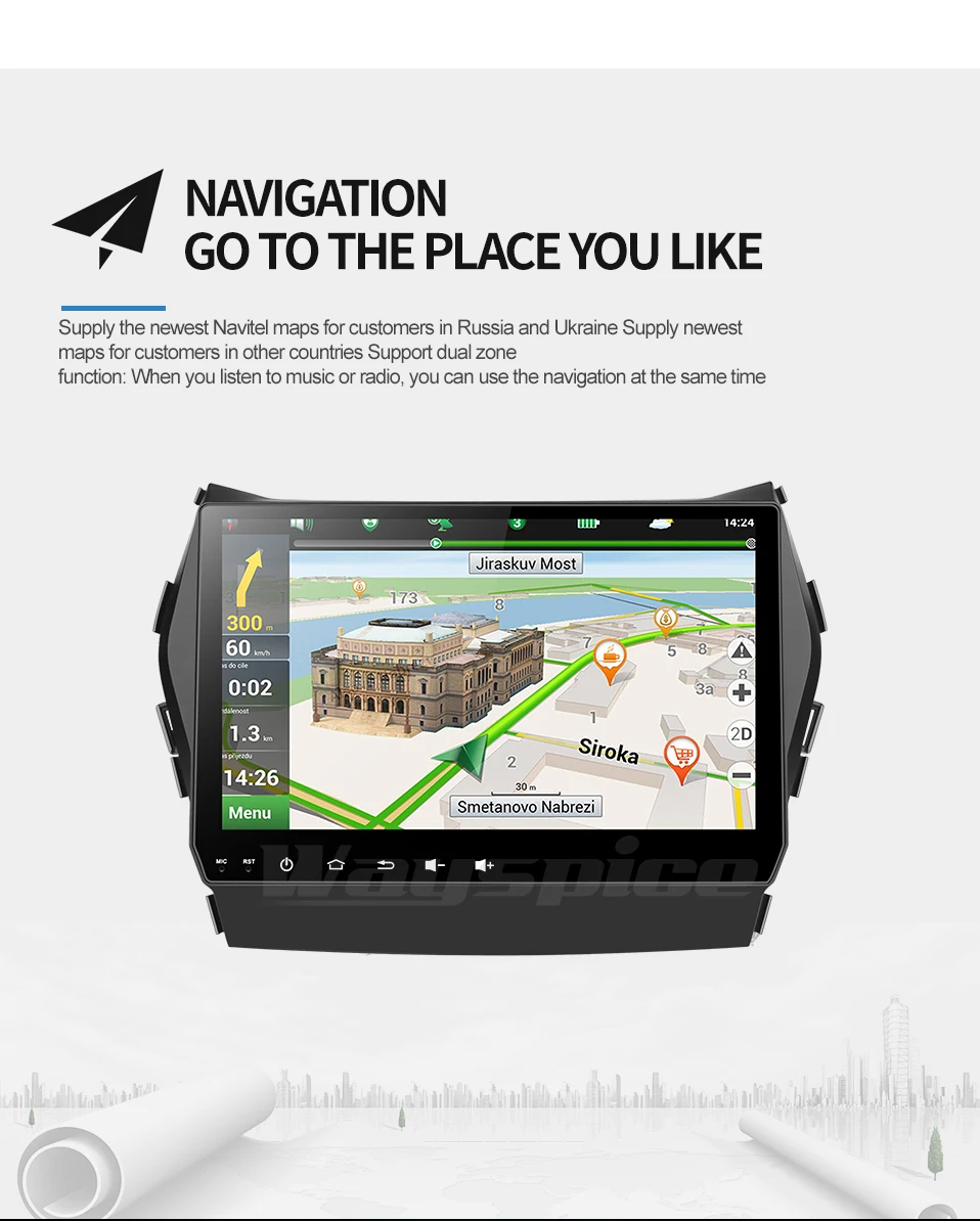 Android 9,0 PX30 автомобильный dvd gps Видео Радио плеер 1 din для hyundai IX45 Santa fe 2013 автомобильный навигатор