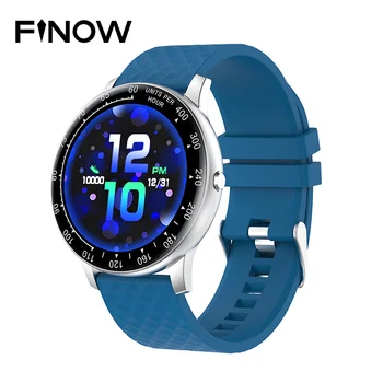 

Finow H30 Smart Watch 2020 Custom Dial Relojes Inteligentes Heart Rate Blood Pressure Passometer IP68 Waterproof Fitness Tracker