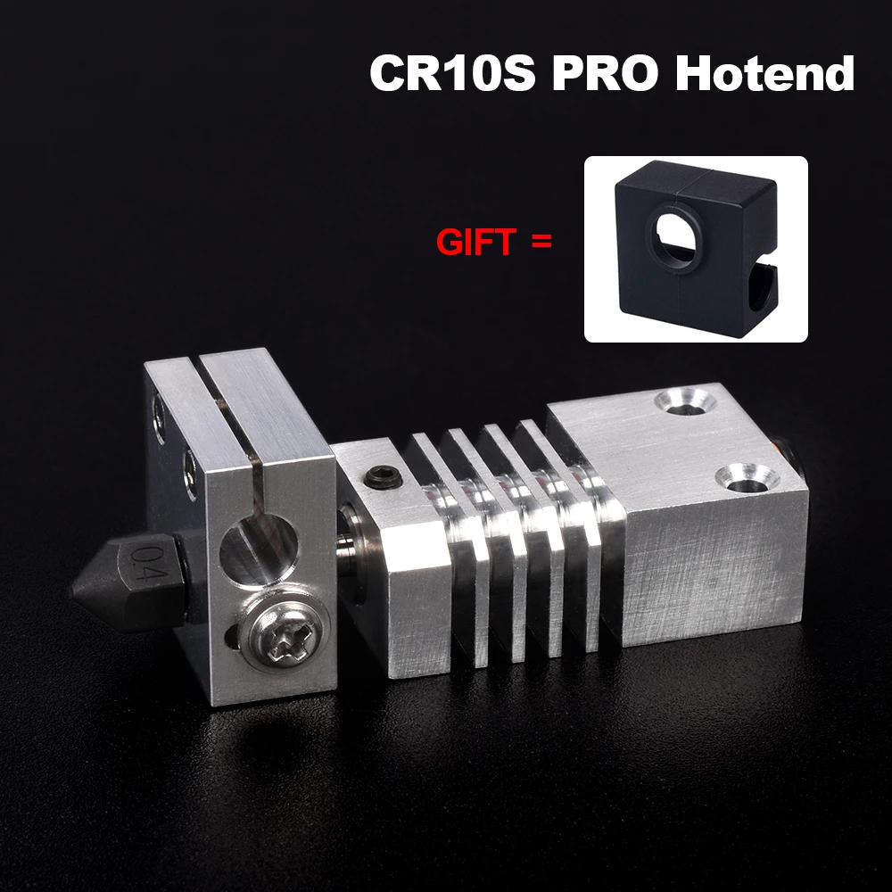 CR10S PRO Hotend Swiss MK8 сопло из закаленной стали радиатор титановый блок Тепловой разрыв