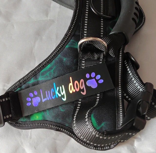 Custom velcro label / patches for Dog Harness by Doggykingdom®