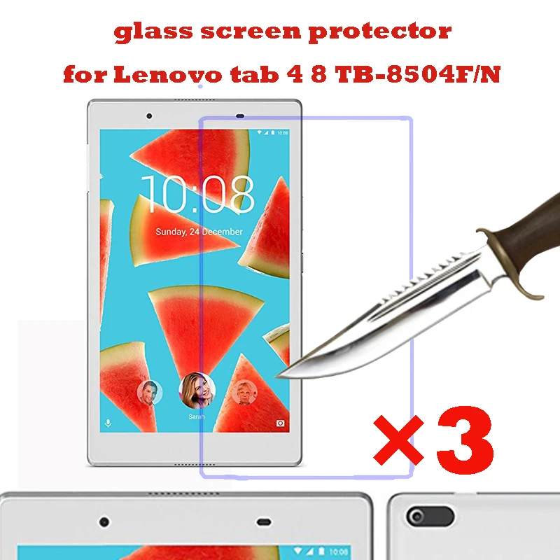 3PCS glass screen protector for Lenovo tab 4 8 TB-8504F/TB-8504N anti-explosion protective tablet film | Компьютеры и офис