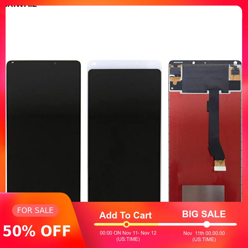 

ORIWHIZ LCD for Xiaomi Mi Mix 2 LCD Display Touch Screen Digitizer Assembly for Xiaomi Mi MIX 2 LCD Replacement Parts
