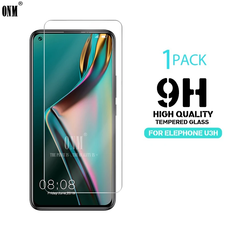 Закаленное стекло для ELEPHONE U3H защита экрана 2.5D 9H Премиум Защитная пленка