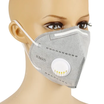 

KN95 Face Masks Dust Respirator with valve Adaptable 95% Filtration 10pcs Anti Pollution Breathable Mask Filter Fast Delivery!