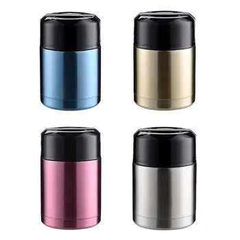 

Large Capacity Thermos Lunch Box Portable Stainless Steel Hot Food Soup Container Jar
