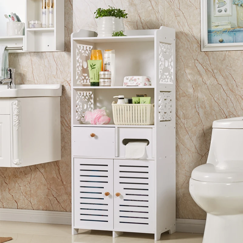 Bathroom Shelf Floor-standing Bathroom Washbasin Toilet Multi-layer Shelf Bathroom Storage Cabinet Storage Shelf Storage Rack
