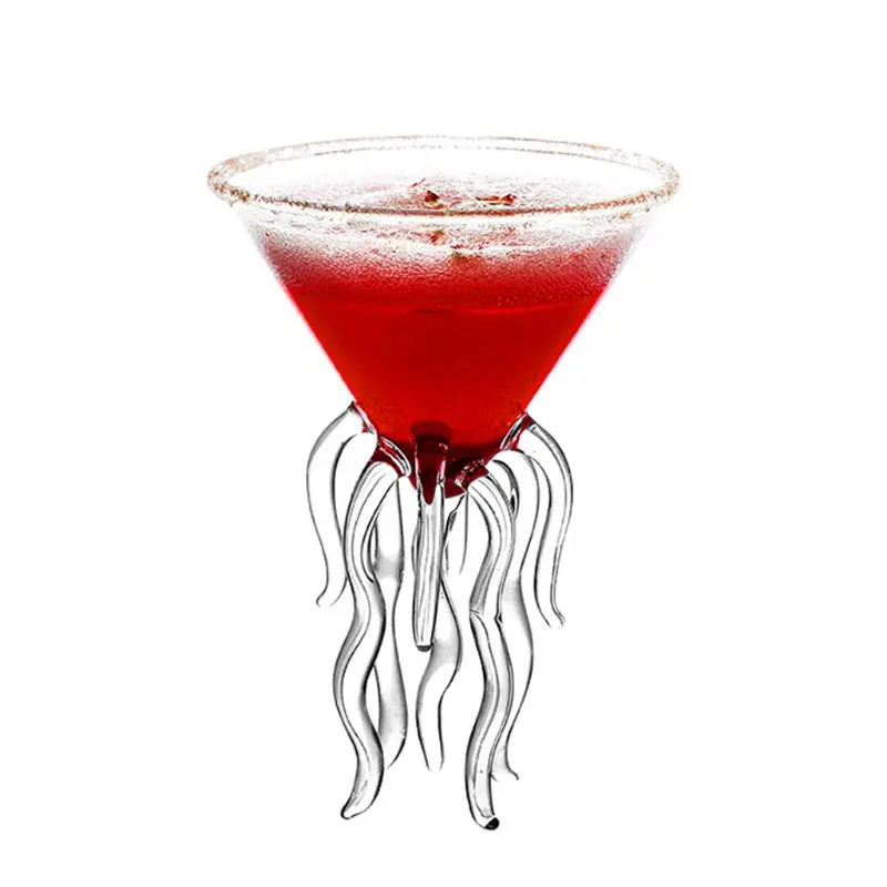 100 мл Осьминог коктейльное стекло прозрачная Медуза стеклянная чашка стакан для сока