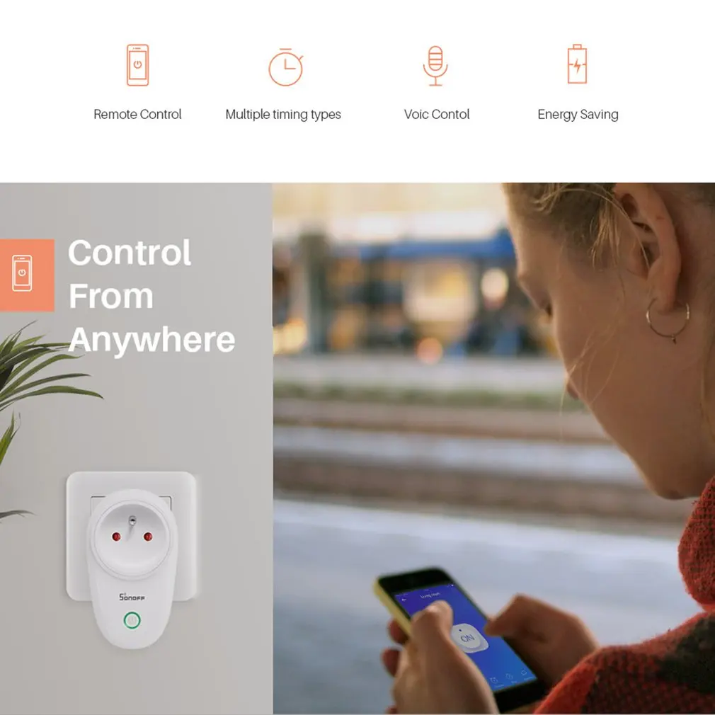 S26 WiFi Smart Plug Автоматизация дома Дистанционное Беспроводное управление адаптер приложение управление розетка для мобильного телефона EU/US/UK/AU