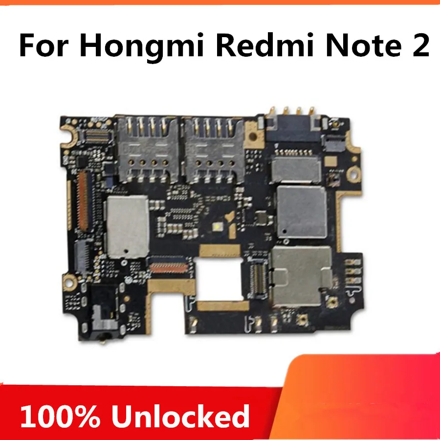 Разблокированная материнская плата для Hongmi Redmi Note 2 полностью протестированная материнская плата для HongMi Note 2 материнская плата с полным чипом