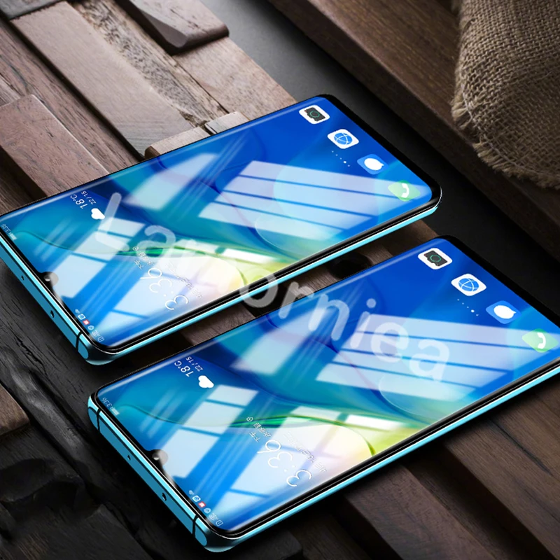 Ультрафиолет, полностью проклеенное закаленное стекло для huawei P30 Pro, защита экрана P30 Lite 21D, УФ-пленка для huawei P20 mate 20 30 Pro Lite