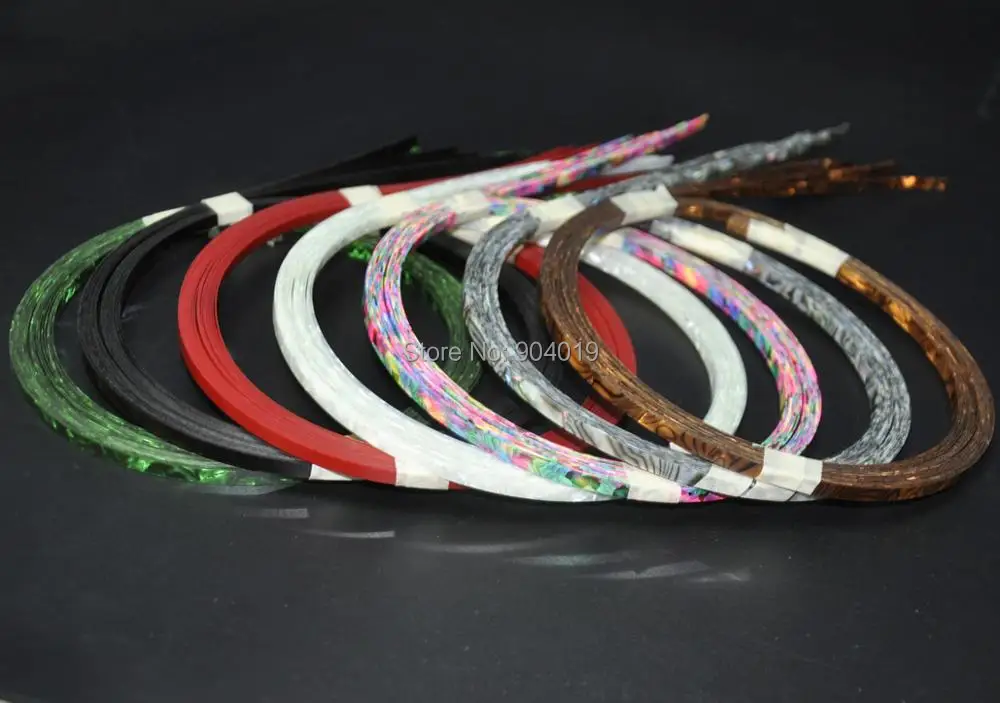 10 шт. лютье Purfling Binding Marquetry инкрустация гитара строитель целлюлоидная полоса 5 мм x